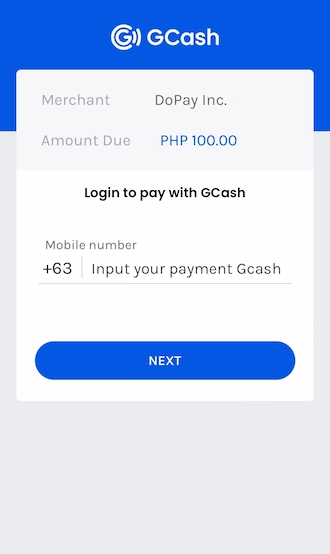 Step 4: Please fill in your GCash account registration phone number to log in to your GCash account.