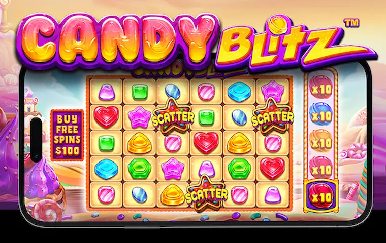 Explore the world of sweet Candy Slot Machine Game.