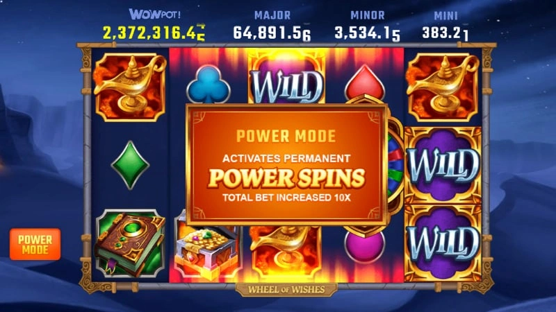 List of strengths of the game Wheel of Wishes